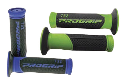 Pro Grip - Pro Grip 732 Duo Density Road Grips - Black/Black - 732BK