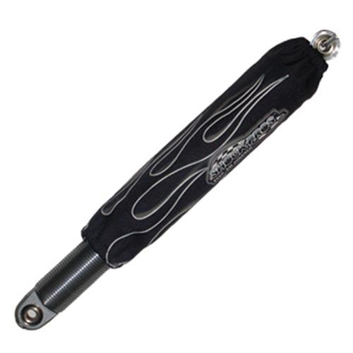 Shock-Pros - Shock-Pros Flame Shock Covers - Black - A109BKFL