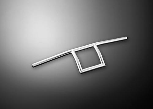 Highway Hawk - Highway Hawk 7/8in. Square Style Handlebar - Chrome - HH-55-221