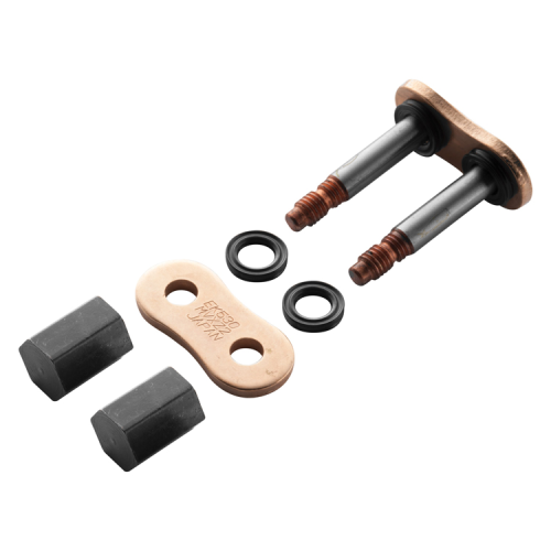 EK Chain - EK Chain Screw Connecting Link for 525 SRX Quadra X-Ring Chain - Gold - 702-525SRX-SLJ