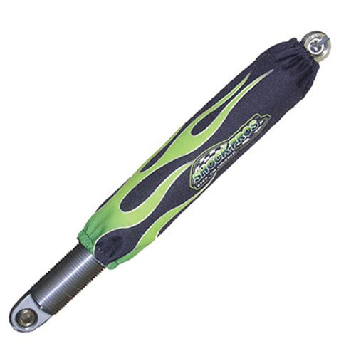 Shock-Pros - Shock-Pros Flame Shock Covers - Green - 5202GRFL