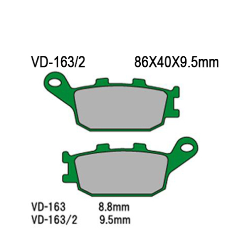 Vesrah - Vesrah Organic Brake Pads - VD-163/2