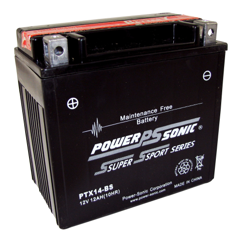 Power Sonic - Power Sonic Sealed Maintenance Free Battery - PTX14-BS