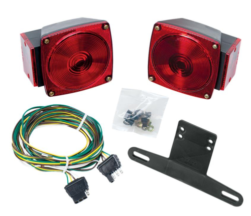 Cequent - Cequent Submersible Under 80in. Trailer Light Kit w/ 25ft. Wire Harness - 2527511