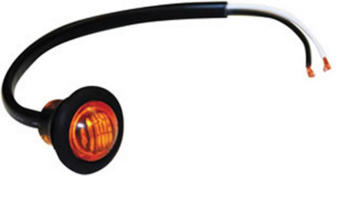 Buyers - Buyers 3/4in. Round LED Marker Light - 3 Amber Diodes - 5627523