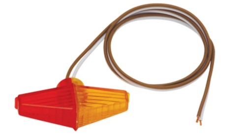 Cequent - Cequent Fender Mount #40 Clearance/Side Marker Lights - Red/Amber - 40-40-104