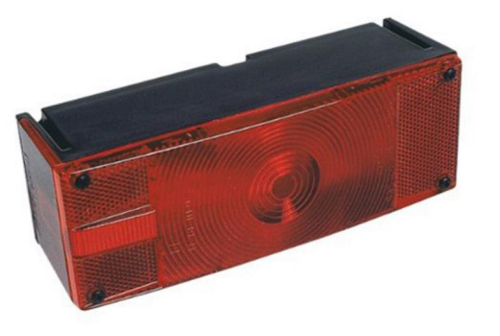 Cequent - Cequent Replacement Lens Set for Waterproof Over 80in. Low Profile Taillights - Red - 403336
