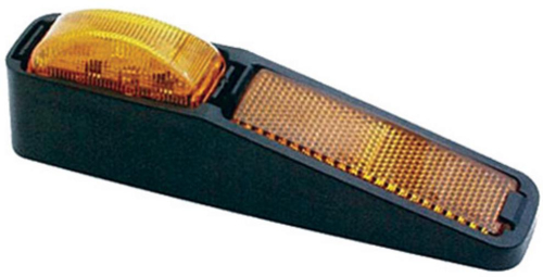 Optronics Inc - Optronics Inc Elevated Marker/Clearance Light Assembly with Reflex - Amber - MC-61ABKB