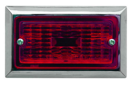 Optronics Inc - Optronics Inc Flush Mount Marker/Clearance Lights - Red - MC71-RS