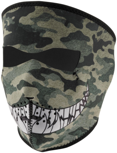 Zan Headgear - Zan Headgear Full Face Mask - WNFM072 - Camo with Teeth - OSFM