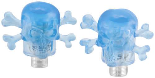 Street FX - Street FX Tire Technix Motion Activated Wheel Effects - Skull - Blue - 1043902