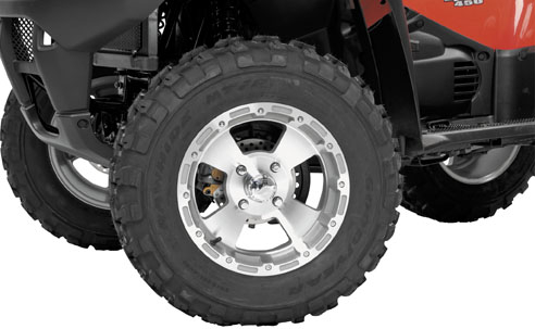 Vision Wheel - Vision Wheel Type 161 Bruiser Wheel - 12x7 - 4+3 Offset - 4/115 - Silver - 161-127115M4