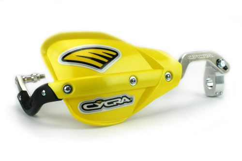 Cycra - Cycra Probend CRM Racer Pack Handshield w/ Center Reach Mount - 1-1/8in. U-Clamp - Yellow - 1CYC-7402-55X