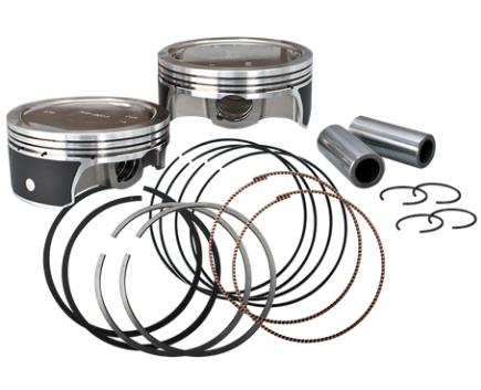 S&S Cycle - S&S Cycle Forged Piston Kit for 111/117/124ci. Motor - 4.125in. Bore - +.010in. Oversized - 920-0047
