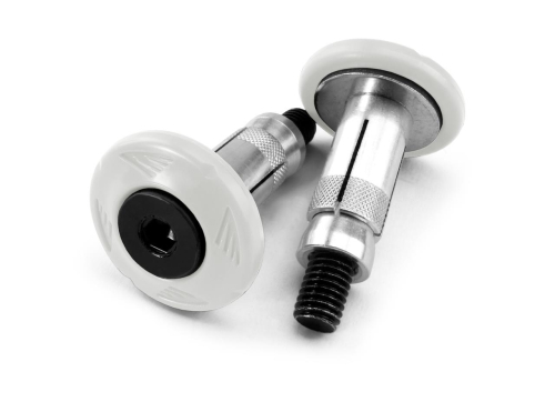 Cycra - Cycra Grip Armor Bar End Protectors - White - 1CYC-0010-42