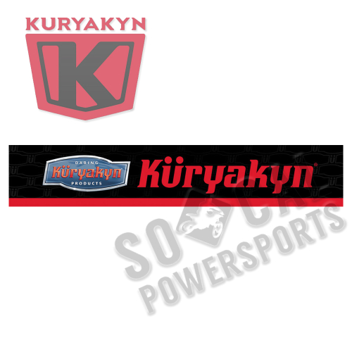 Kuryakyn - Kuryakyn Brand Graphics for 48in. x 8in. Channel Card Holder - Kuryakyn - 505231