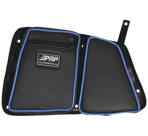 PRP - PRP Rear Door Bag with Knee Pads - Driver Side - Black/Blue - E40-V