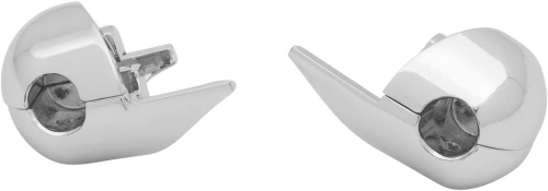 Kuryakyn - Kuryakyn Atto Rb Rear Turn Signal Adaptors for Indian - Chrome - 2842