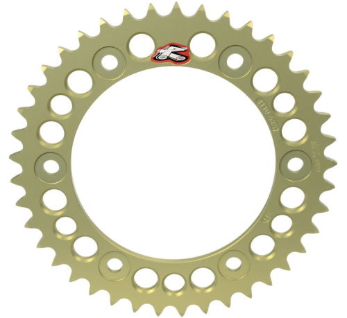 Renthal - Renthal Ultralight Rear Sprocket - Hard Anodized - 42T - 443U-525-42P-HA