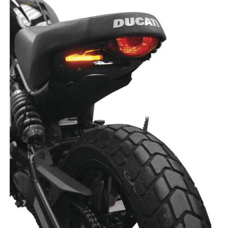New Rage Cycles - New Rage Cycles Fender Eliminator with Side Mount License Plate Bracket - SIXTY2-FE-P