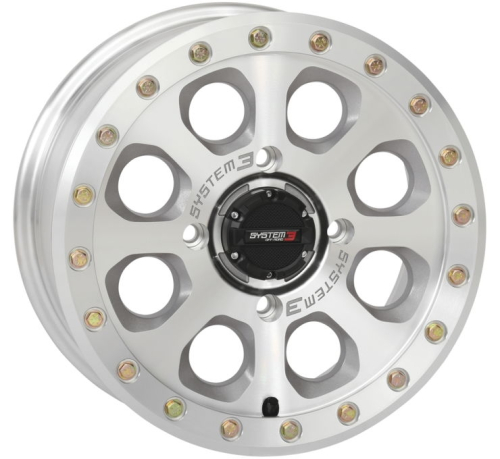 System 3 - System 3 SB-7 Beadlock Wheel - 15x7 - 5+2 - 4/137 - Machined - 15S3-7837