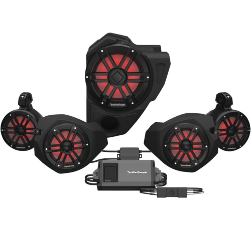 Rockford Fosgate - Rockford Fosgate GEN3 Audio System with Ride Command Connectivity - RZR14RC-STG4