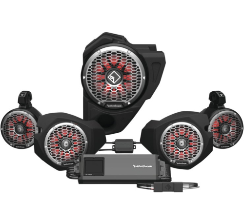 Rockford Fosgate - Rockford Fosgate GEN3 Audio System with Ride Command Connectivity - RZR14RC-STG5