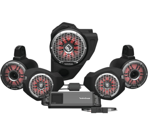 Rockford Fosgate - Rockford Fosgate GEN3 Audio System with Ride Command Connectivity - RZR14RC-STG6