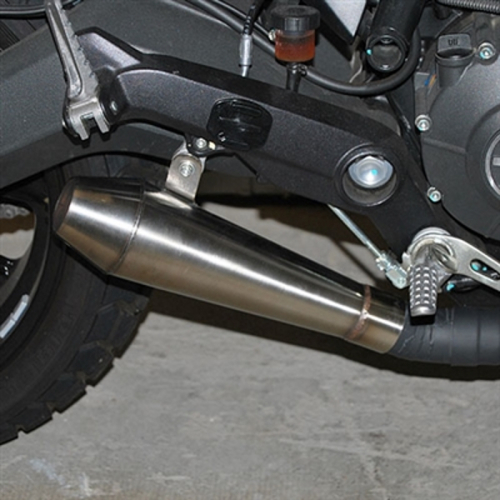 New Rage Cycles - New Rage Cycles Exhaust Slip-On - Stainless - SCRAMBLER-EX-S