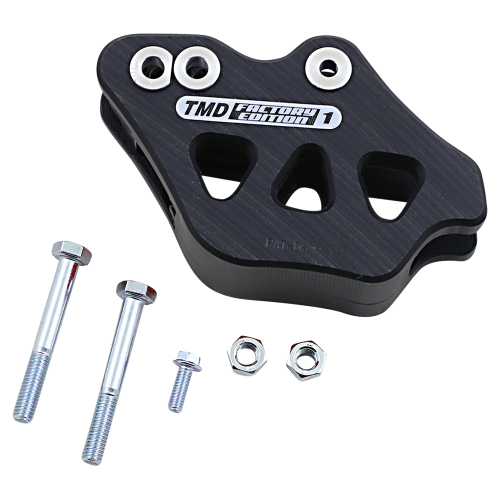 T.M. Designworks - T.M. Designworks Factory Edition 1 Rear Chain Guide - Black - RCG-HUQ-BK