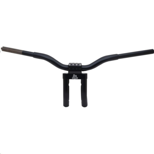 LA Choppers - LA Choppers 1-1/4in. Kage Fighter Pullback Heights T-Bar - 8in. Rise - Flat Black - LA-7336-08M