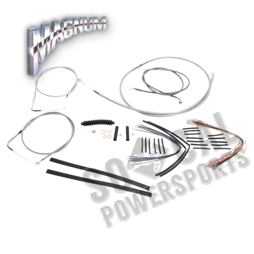 Magnum - Magnum Stainless Steel XR Handlebar Installation Kit for 15-17in. Ape - 589382