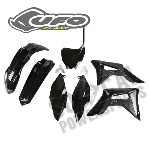 UFO Plastics - UFO Plastics Complete Body Kit - Black - HOKIT119-001