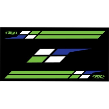 Factory Effex - Factory Effex Door Mats - Kawasaki - Black/Green - 22-45120