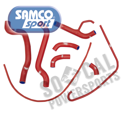 SAMCO Sport - SAMCO Sport Radiator Hose Kit - Red - DUC12-RD