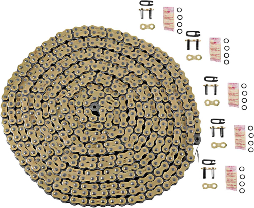 D.I.D - D.I.D 520VX3 Professional O-Ring Series Chain - 25ft. - Gold - 520VX3G25FT