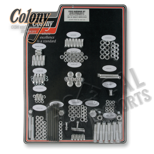 Colony - Colony Complete Stock Hardware Kit - Cadmium - 8307 CAD