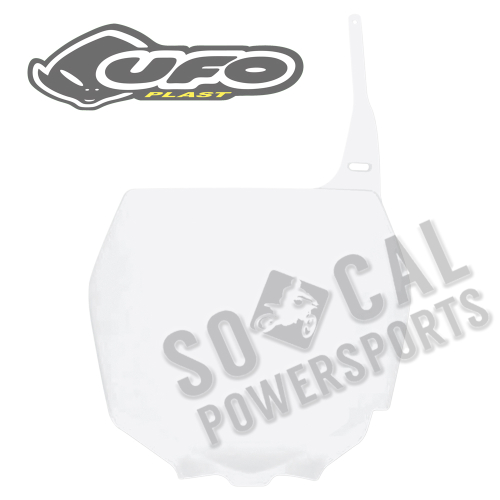 UFO Plastics - UFO Plastics Front Number Plate - White - SU03989041