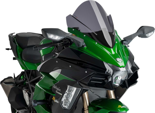 PUIG - PUIG Racing Windscreen - Dark Smoke - 9704F