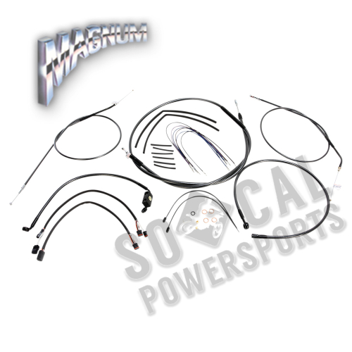 Magnum - Magnum Black Pearl Handlebar Installation Kit for 10-12in. Ape - 487672