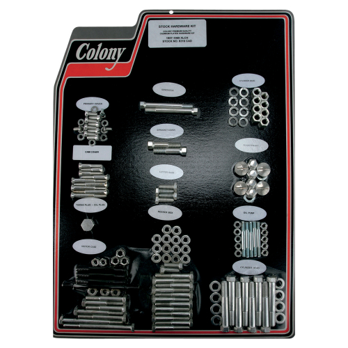 Colony - Colony Complete Stock Hardware Kit - Cadmium - 8316 CAD