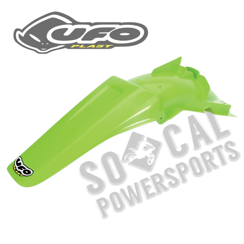UFO Plastics - UFO Plastics Rear Fender - KX Green - KA03722026