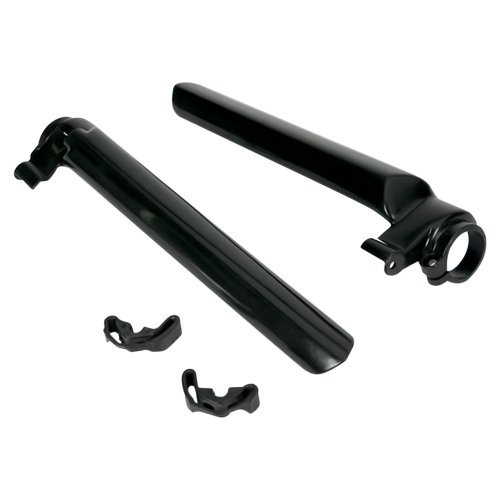 UFO Plastics - UFO Plastics Fork Slider Protectors - Black - KT03025001
