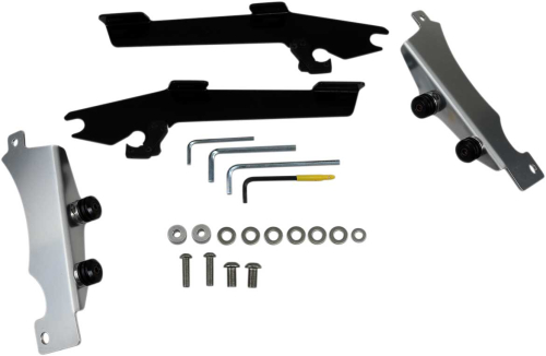 Memphis Shades - Memphis Shades Trigger-Lock Mount Kit for Batwing Fairing - Black - MEK1910