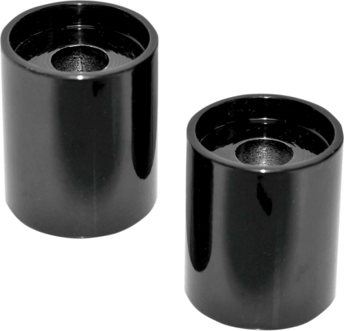 LA Choppers - LA Choppers Riser Extension for 1-1/4in. Handlebar - 1-1/2in. Rise - Black - LA-7414-02B