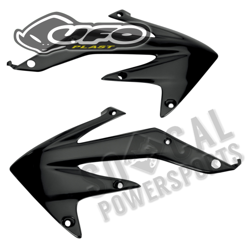 UFO Plastics - UFO Plastics Radiator Covers - Black - HO04600-001