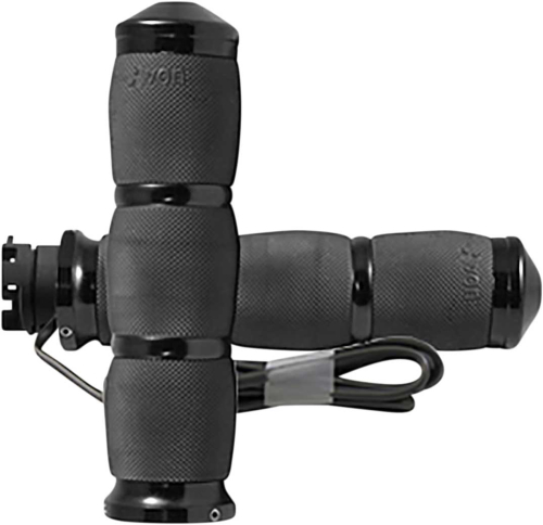 Avon Grips - Avon Grips Air Cushioned Heated Grips - 3-RIng - Black Anodized - IN-S-AIR-90A-H