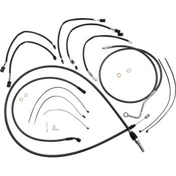 Magnum - Magnum Black Pearl Handlebar Installation Kit for 15in-17in. Ape - 4871132