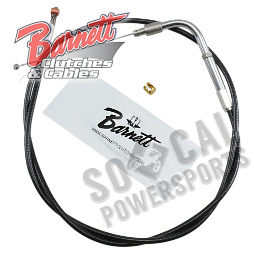 Barnett - Barnett Black Vinyl Idle Cable (+3in.) - 101-30-40012-03