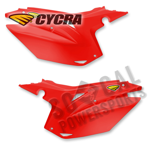 Cycra - Cycra Side Number Panels - Red - 1CYC-2896-33